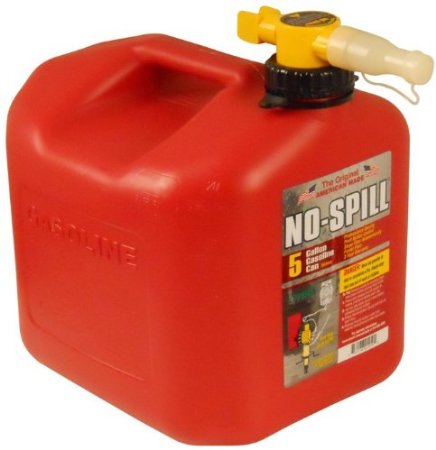 No-Spill 5-Gallon Poly Gas Can (CARB Compliant)